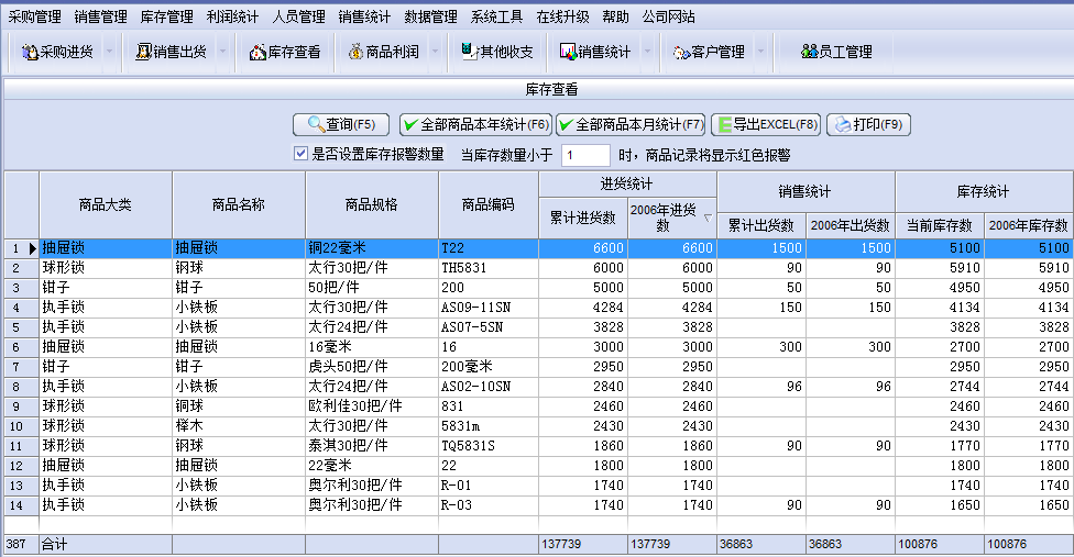 万能销售管理软件截图