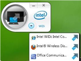 英特尔Wireless Display(WiDi)无线显示软件截图
