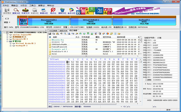 Disk Genius磁盘管理与数据恢复软件截图