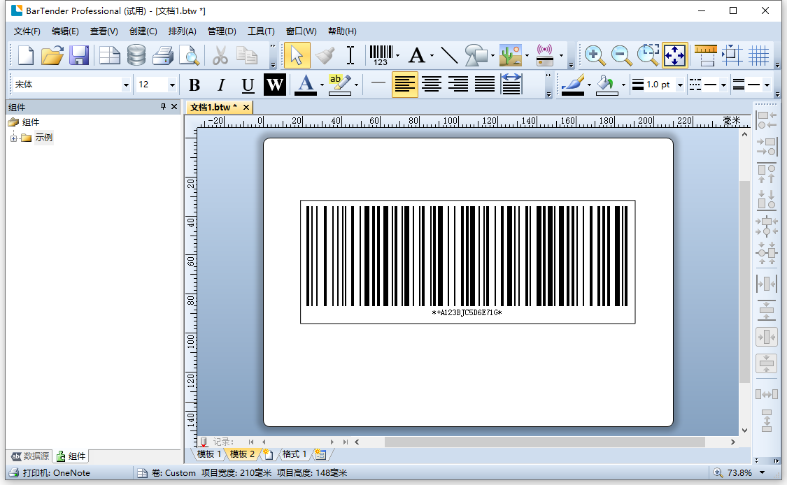 BarTender标签条码打印软件截图
