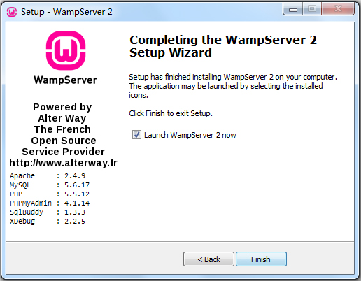 WampServer截图