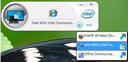 英特尔Wireless Display(WiDi)无线显示软件截图