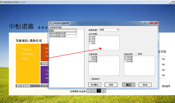 财务报表分析助手截图