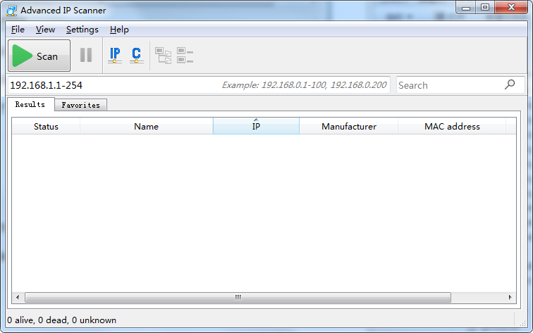 ip扫描工具(Advanced IP Scanner)截图