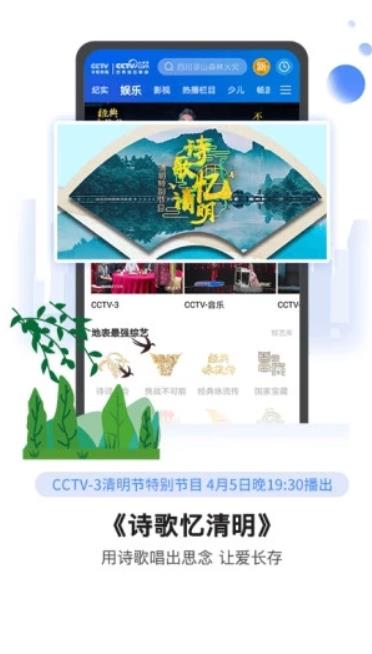 CCTV手机电视截图