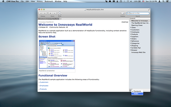 CHM View For Mac截图