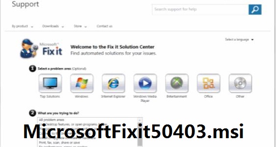 MicrosoftFixit50403.msi截图