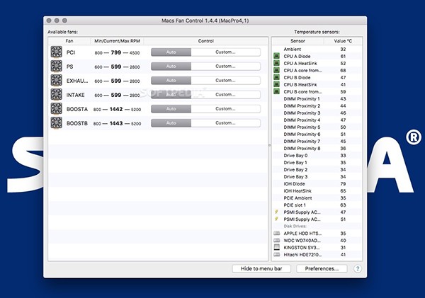 Macs Fan Control For Mac截图