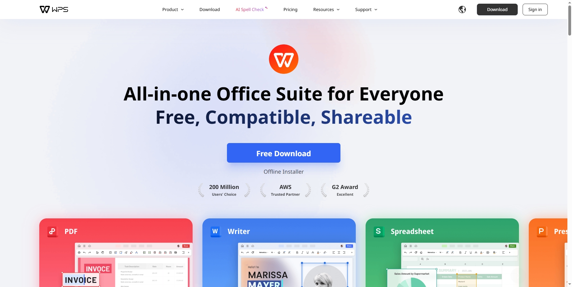 WPS Office 海外版截图