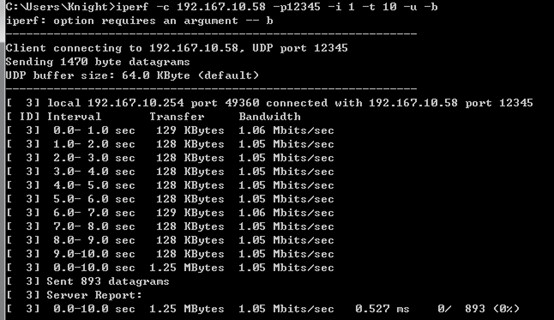 Iperf截图