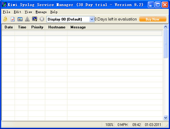 Kiwi Syslog Server截图