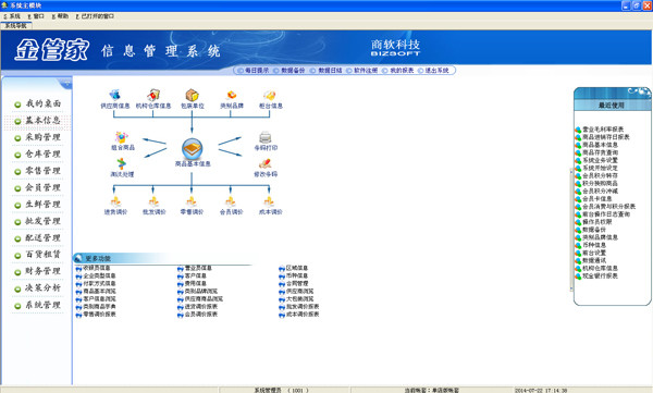 金管家信息管理系统截图