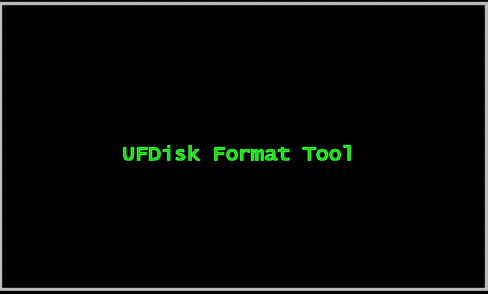 超好的U盘分区工具(UFDisk Format Tool)截图