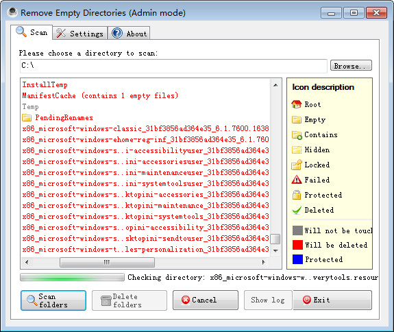 Remove Empty Directories截图
