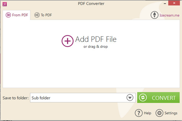 Icecream PDF Converter截图