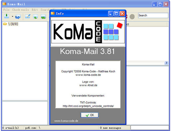 Koma-Mail(轻便的邮件客户端)截图