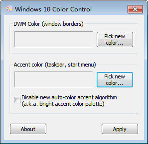 Windows 10 Color Control截图