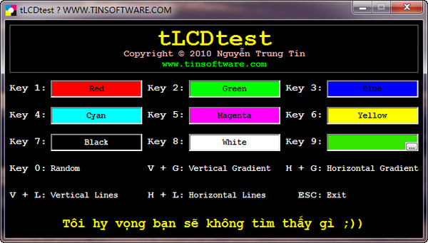 tLCDtest截图