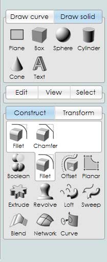 moi3d三维建模软件截图