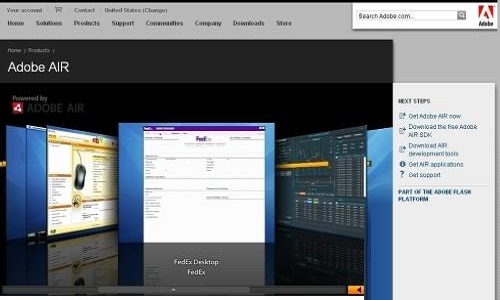 Adobe AIR截图