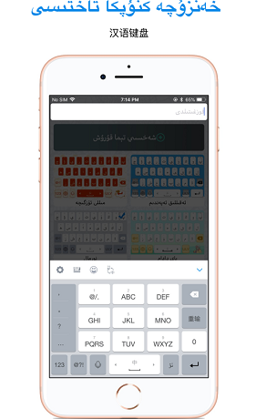 Uyghurche Kirguzguch 维语输入法截图