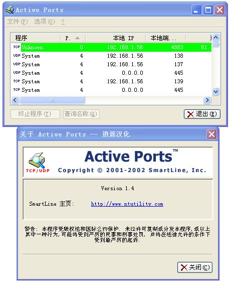 Active Ports截图