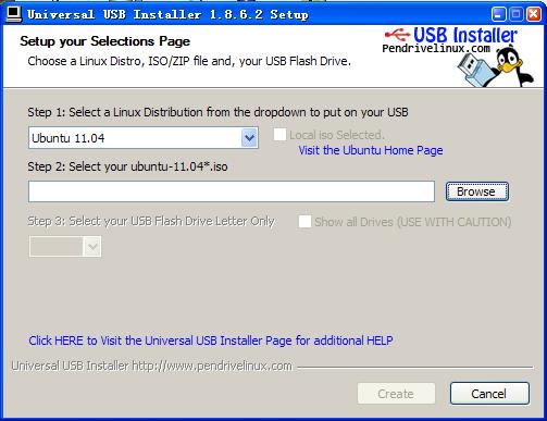 u盘linux制作工具UniversalUSB截图