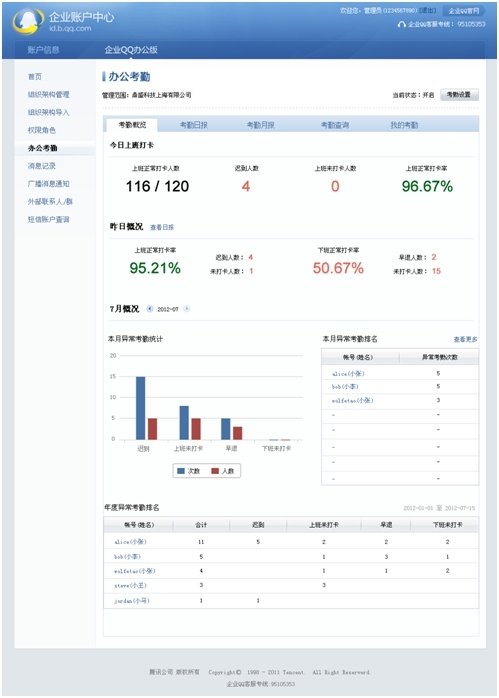 企业QQ办公版截图