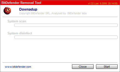 vmx病毒专杀工具(BitDefender Removal Tool)截图