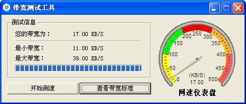 带宽测试软件截图