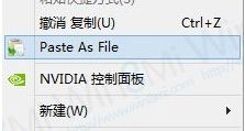 剪切板内容粘贴成文件(PasteAsFile)截图