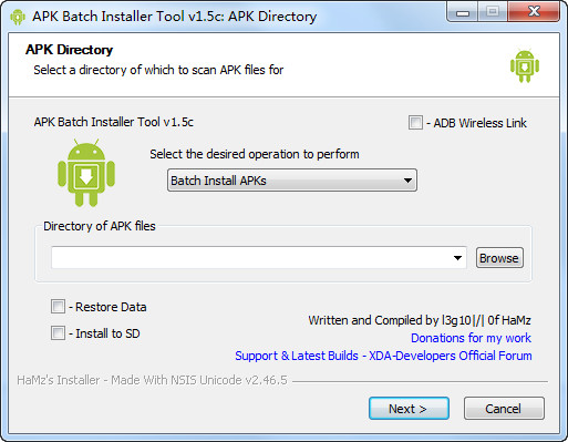 APK Batch Installer Tool截图