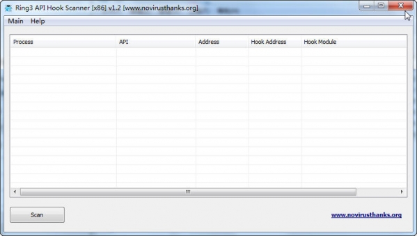 系统恶意软件扫描(Ring3 API Hook Scanner)截图