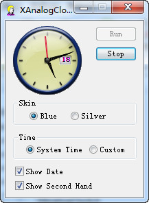 XAnalogClock(模拟时钟)截图
