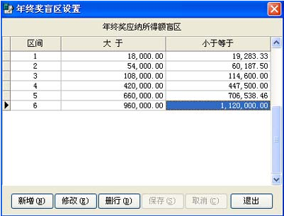 工资年终奖个税计算器截图