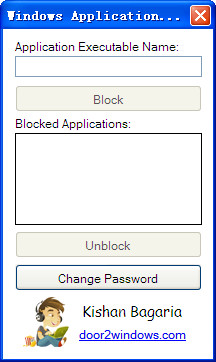 Windows Application Blocker截图