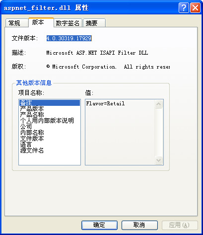 aspnet_filter.dll截图