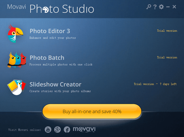 Movavi Photo Studio截图