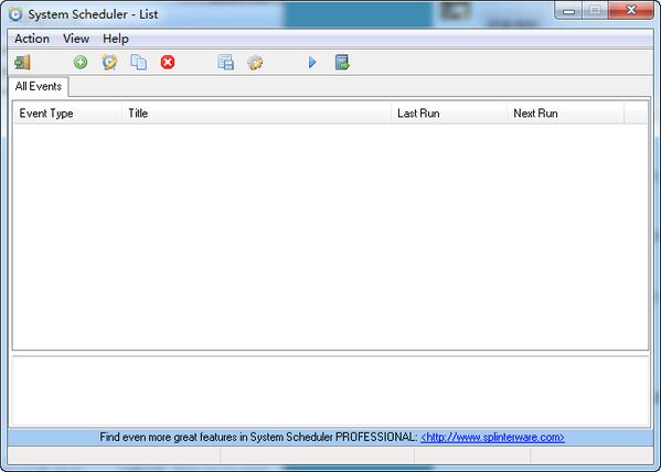 System Scheduler(日程管理软件)截图
