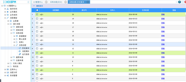 H3 BPM流程管理软件截图