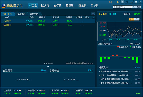 腾讯操盘手截图