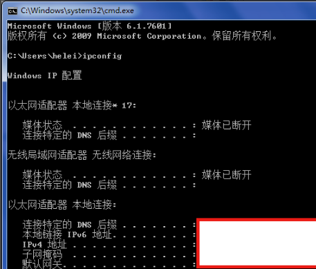 ipconfig.exe截图