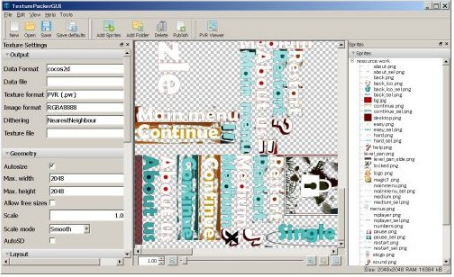 TexturePacker Pro截图