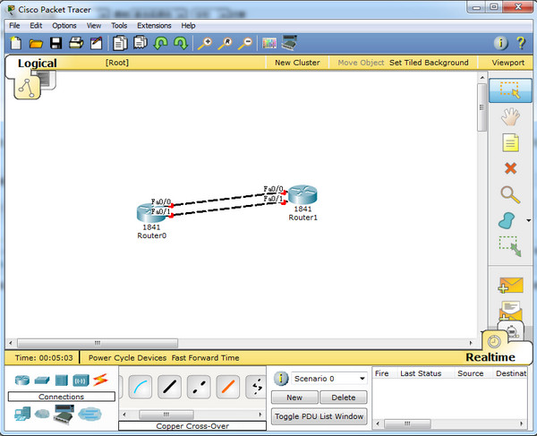 思科模拟器(Cisco Packet Tracer)截图