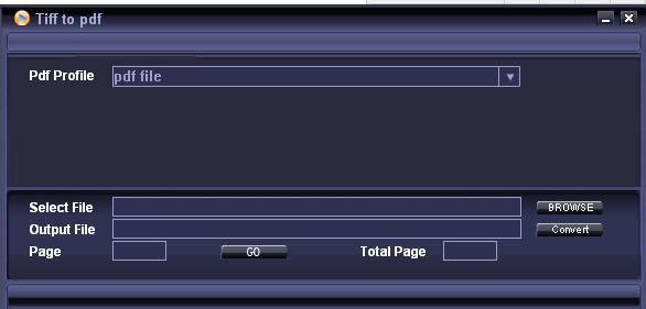 TIFF转PDF格式转换器截图