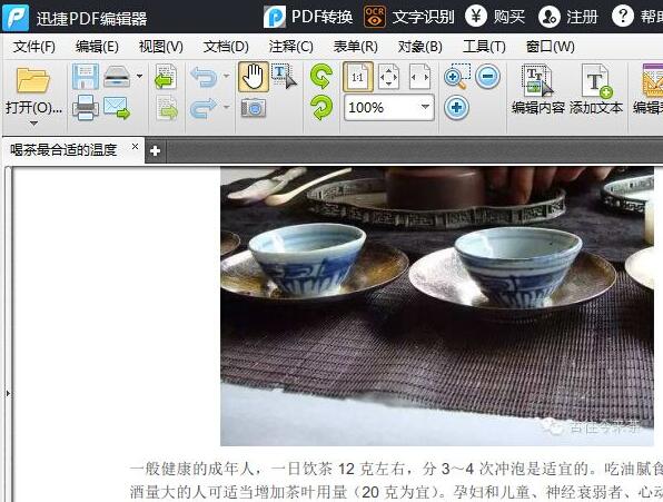 迅捷pdf编辑器截图