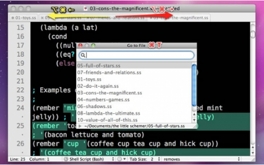 TextMate For Mac截图