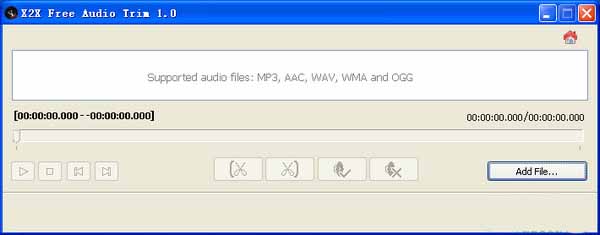 音频剪辑软件X2XFree截图