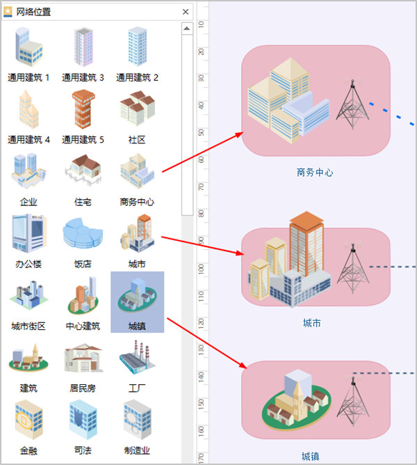 亿图网络图绘制软件截图