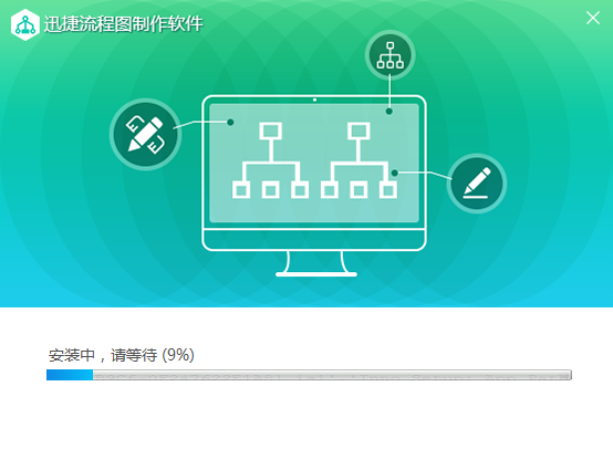 迅捷流程图制作软件截图